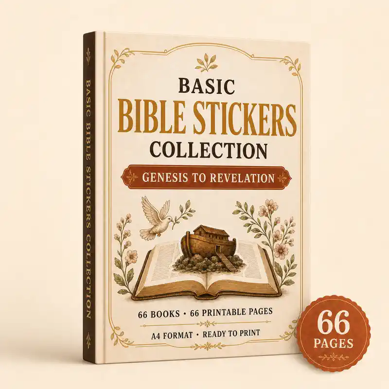 Bible Stickers Collection Basic Mockup