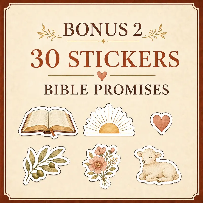 Bonus 2 - Bible Promises Stickers