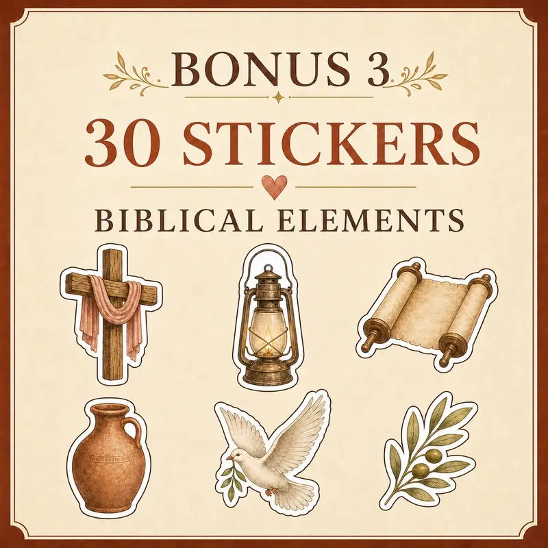 Bonus 3 - Biblical Elements Stickers