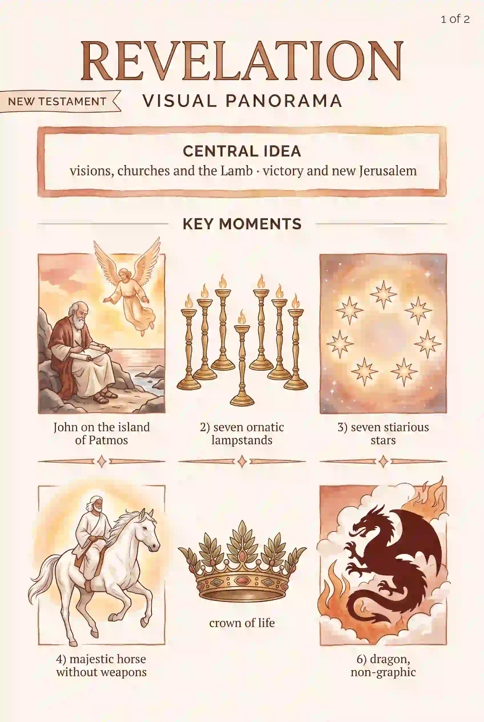 Revelation — full book panorama, illustrated