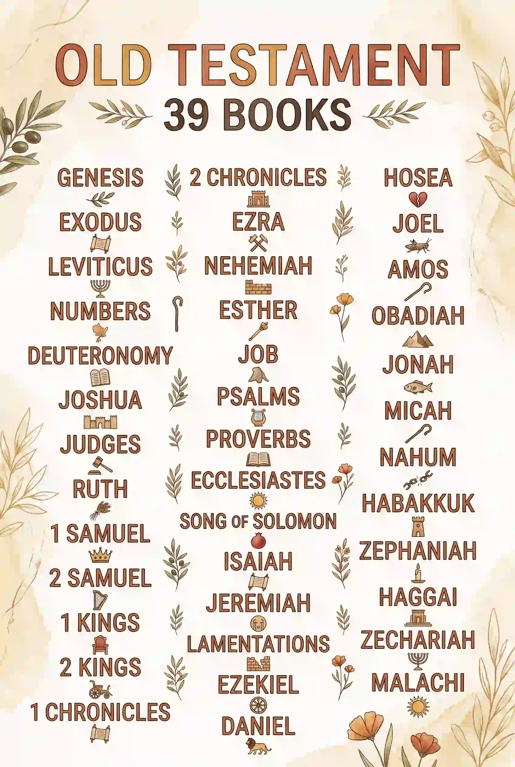 Old Testament visual index